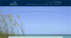 Desktop Screenshot of longboatkeyvacationvillas.com